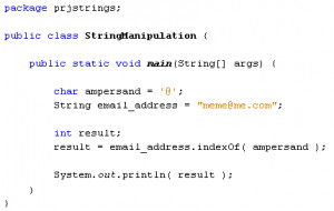 method is used to locate a character or string within another string ...