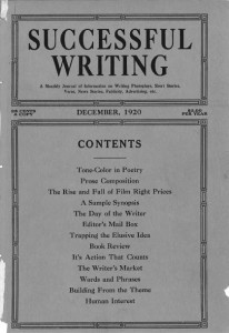 Successful Writing - The very first issue of what would become Writer ...
