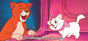 Everybody wants to be a cat - the-aristocats Fan Art