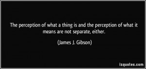 More James J. Gibson Quotes