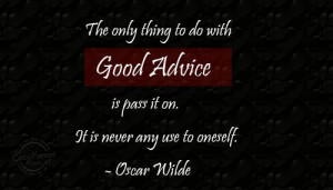 Advice Quotes