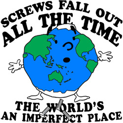 ... Movie Quote T-Shirts > Breakfast Club Shirts > Imperfect World T-Shirt