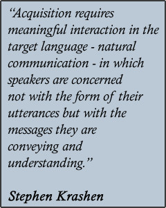 Second language learning is a complex task that requires a risk-free ...