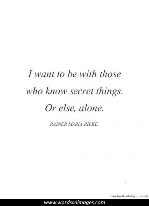 Rilke quotes