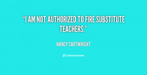 Substitute Teacher Quotes