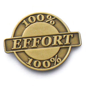 Give Your 100 Percent Effort