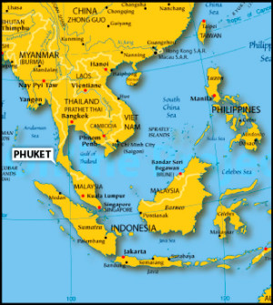 South East Asia Islands Map