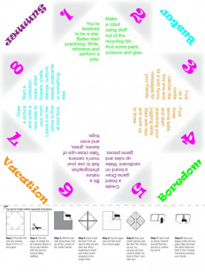 printable cootie catchers for kids, print out paper fortune tellers ...