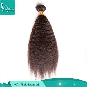 coarse Yaki hair 1 piece virgin brazilian yaki hair weave 5a yaki