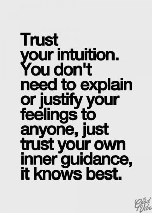 Trust in yourself
