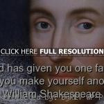 quotes, sayings, brainy, deep, god, face william shakespeare, quotes ...