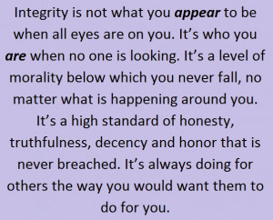 Integrity