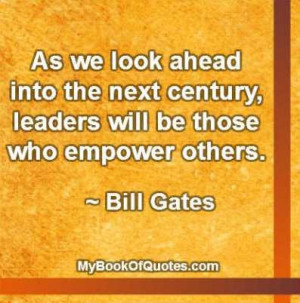 Leaders empower