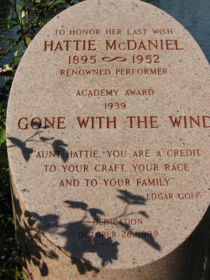 Hattie McDaniel's Tombstone