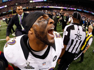 ray lewis wins the 2013 super bowl