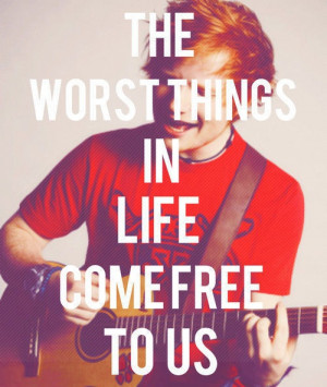 Ed Sheeran quote for my baby