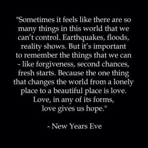 Love Gives Us Hope.....