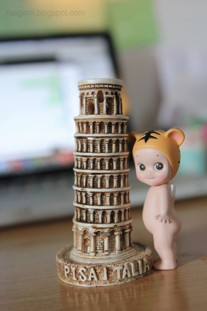 he was at pisa tower.. lol.. so cutee... i just post him also in my ...