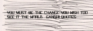Gandhi quote upon the environment