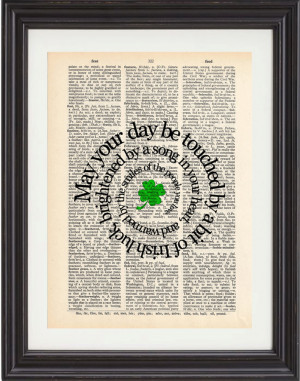 Irish Marriage Quotes Irish blessing, art, print,