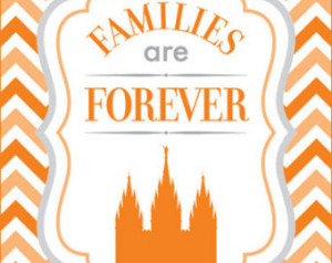 Families Are Forever (2014 LDS Prim ary Theme) printable art file in ...