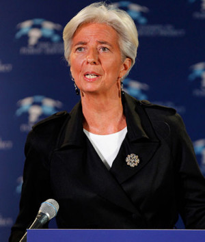 International Monetary Fund Managing Director Christine Lagarde ...