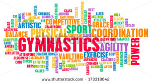 Gymnastics as an Athletic Competitive Sport Art - stock photo