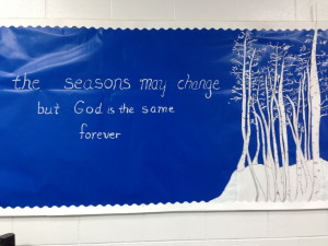 winter bulletin boards