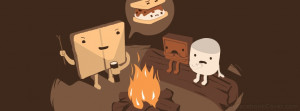 Funny Camp Fire Facebook Cover