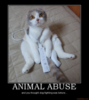 animal-abuse-cat-wii-animal-abuse-no-life-demotivational-poster ...