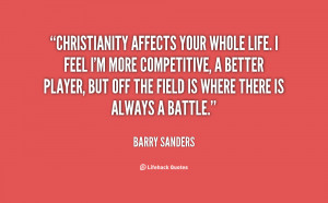 Quotes by Barry Sanders
