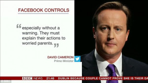 ... parents' as 'patients' in the quote from Prime Minister David Cameron