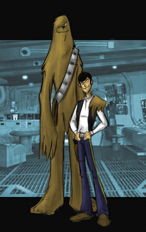 Han And Chewie Lupin Style