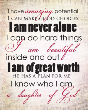 For all of the daughters of God!