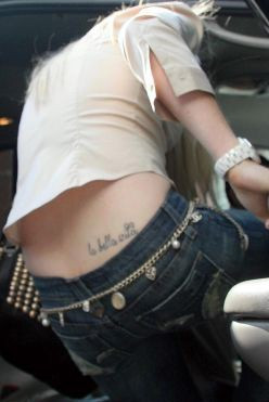 Lindsay Lohan's Italian tattoo meaning 