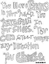 inspirational quotes coloring pages