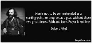 Man is not to be comprehended as a starting-point, or progress as a ...