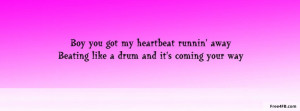 Heart Beat Quote Facebook
