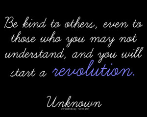 kind, quote, revolution - inspiring picture on Favim.com
