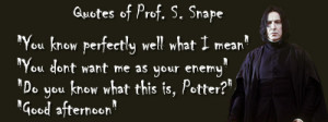 Funny Snape Quotes - harry-potter Photo