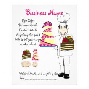Cake Business Flyer Templates