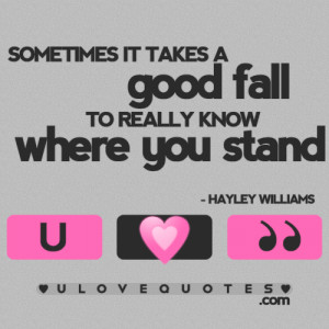 Know Where You Stand Quotes