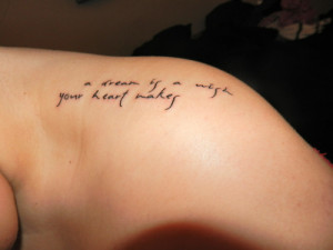 This is my first tattoo, I was so completely nervous. It didn’t hurt ...