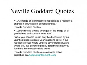 Neville Goddard Quotes