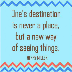 Chevron Destination Quote 11x14 Print by Vinylly on Etsy, $10.00