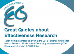 Great Effectiveness Research Sound Bites from the NIHR HTA Conference ...