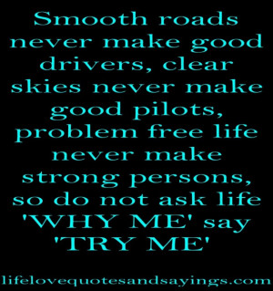 Peace Quotes Smooth Roads