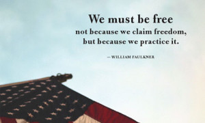 Faulkner freedom quote