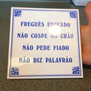 Portuguese Restaurant sign