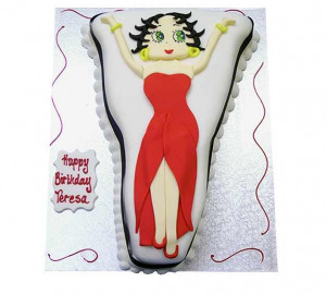 Betty Boop Cake | Betty Boop Birthday Cake | 21st Birthday Cake